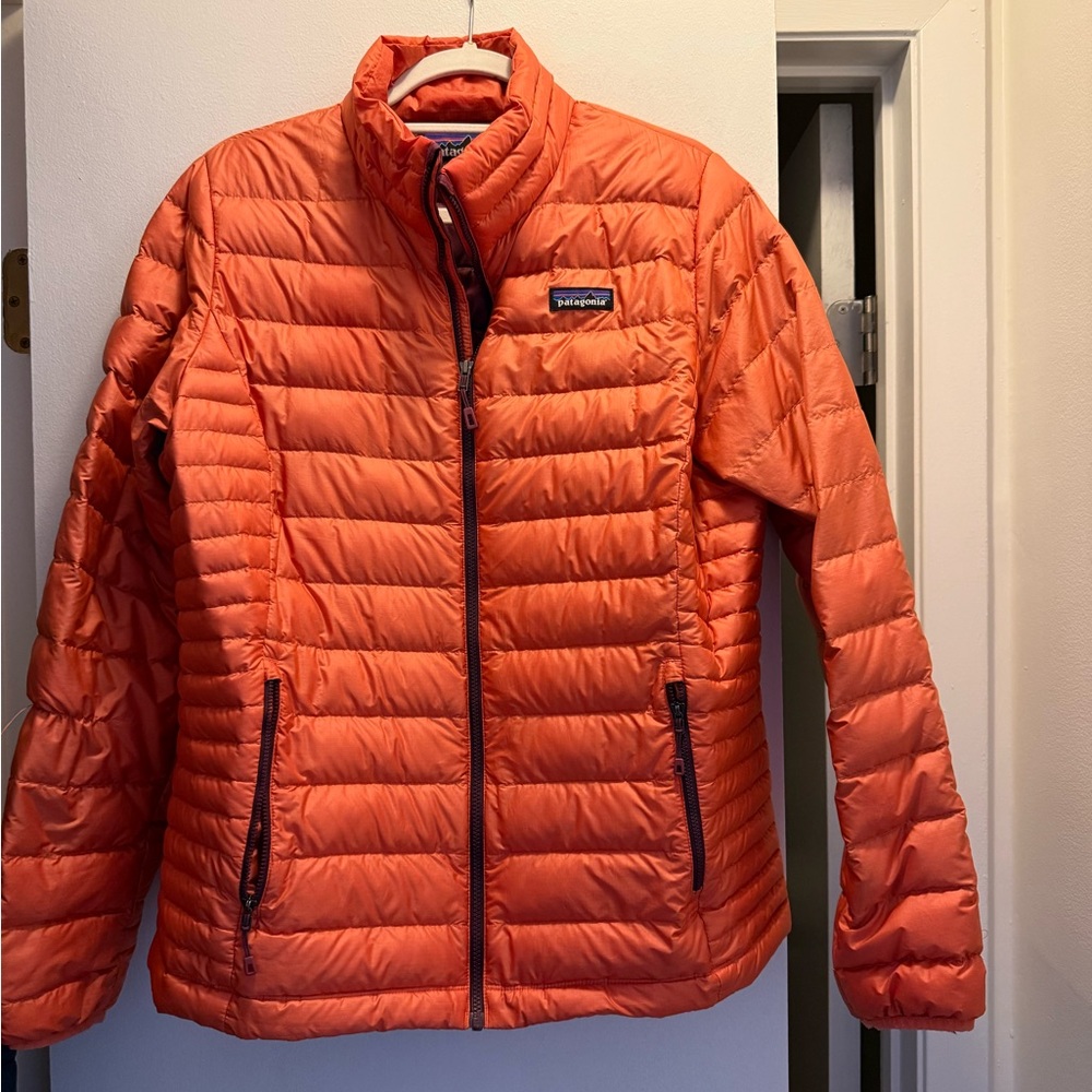 Patagonia Women's Orange Puffer Jacket